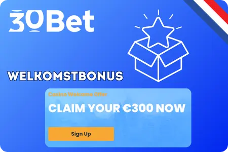 30Bet welkomstbonus aanbiedingen